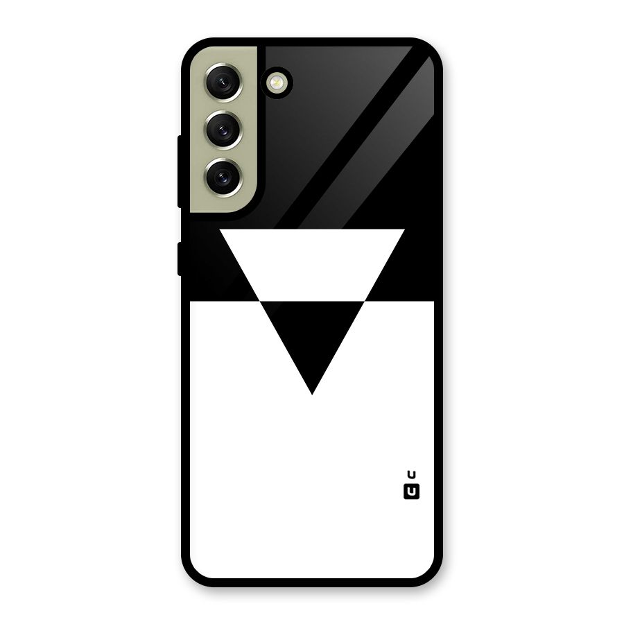 Minimal Triangle Glass Back Case for Galaxy S21 FE 5G