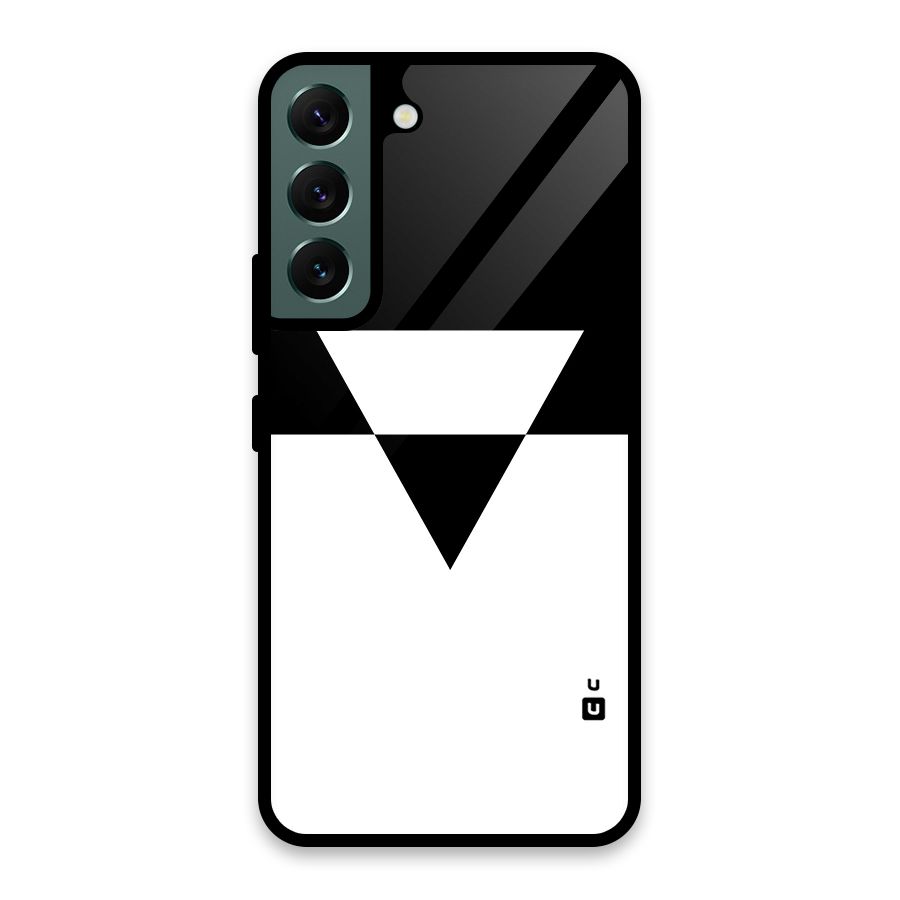 Minimal Triangle Glass Back Case for Galaxy S22 5G