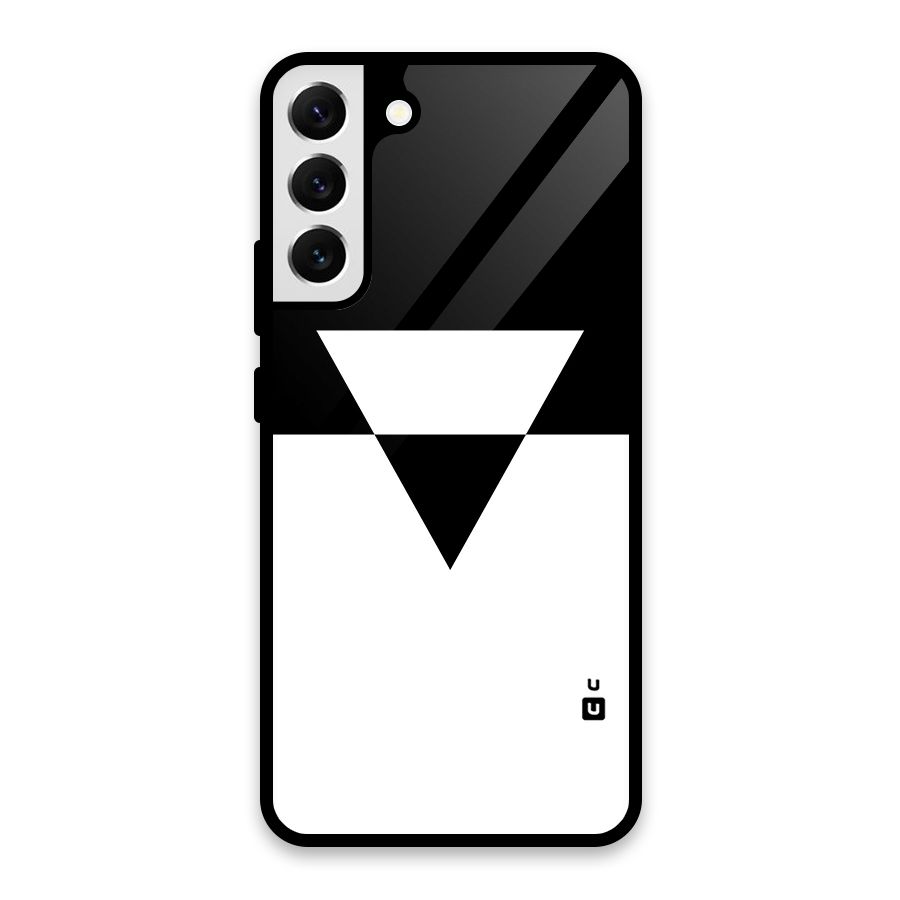Minimal Triangle Glass Back Case for Galaxy S22 Plus 5G