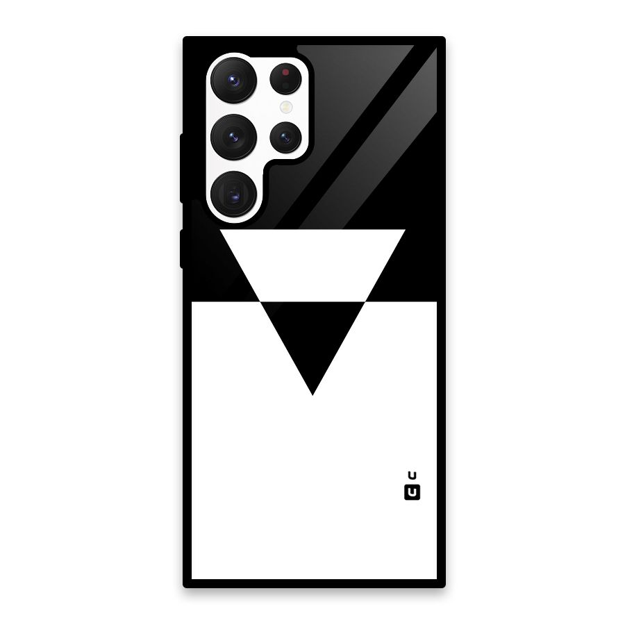 Minimal Triangle Glass Back Case for Galaxy S22 Ultra 5G