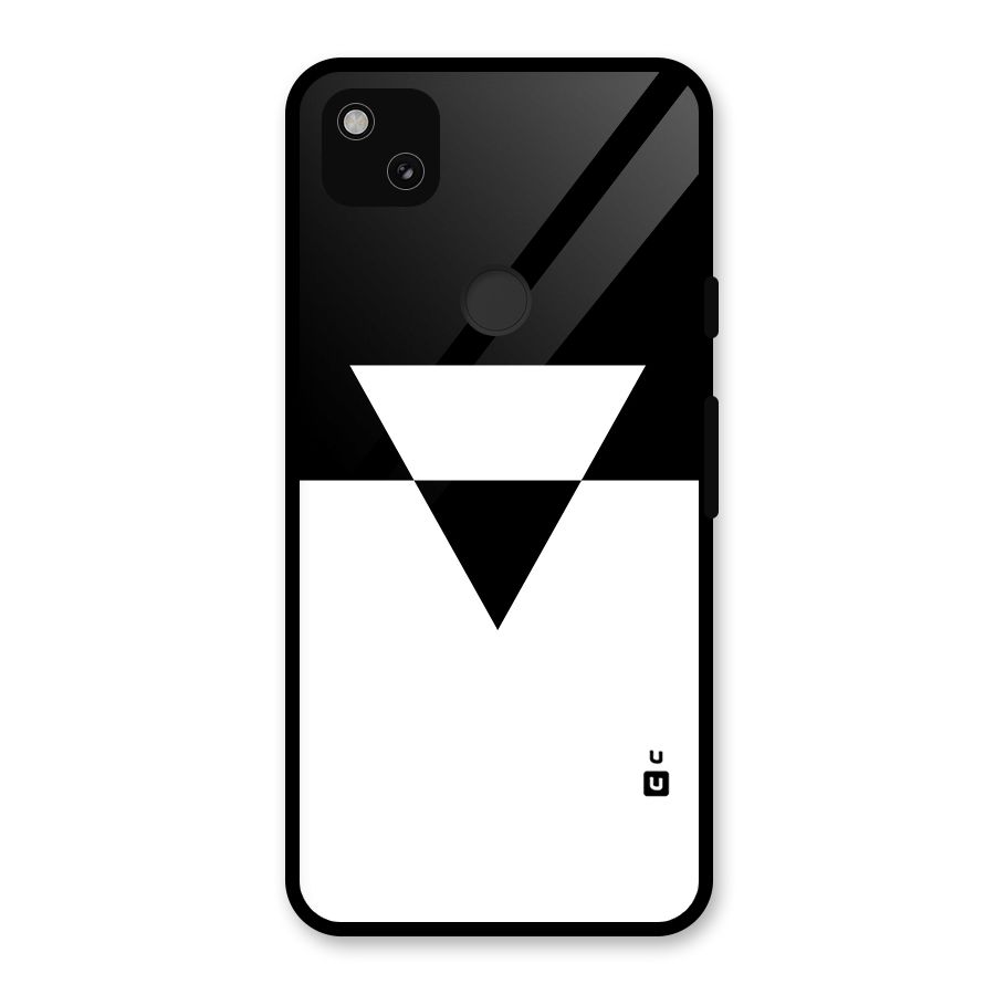 Minimal Triangle Glass Back Case for Google Pixel 4a