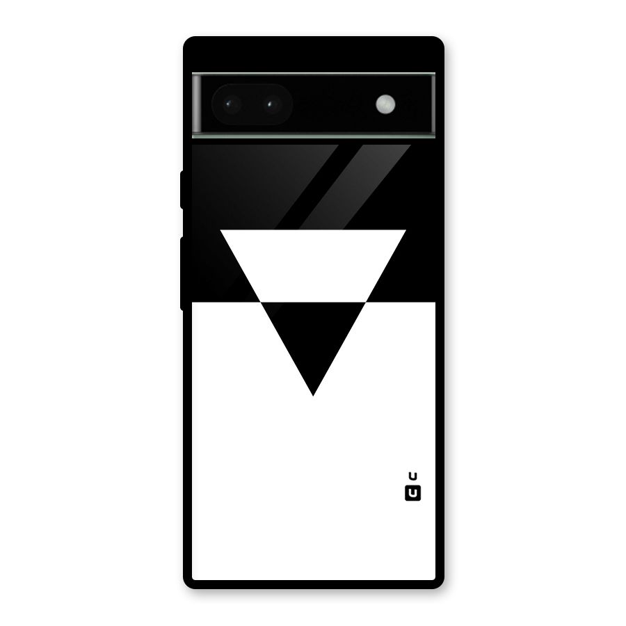 Minimal Triangle Glass Back Case for Google Pixel 6a