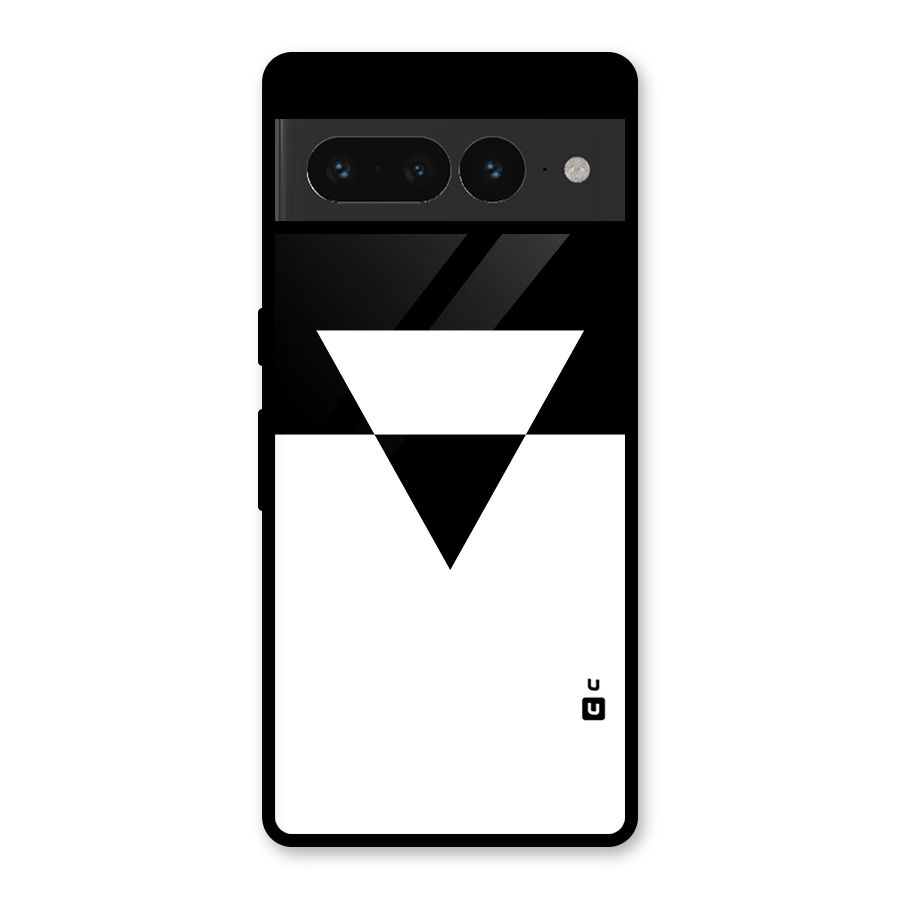 Minimal Triangle Glass Back Case for Google Pixel 7 Pro