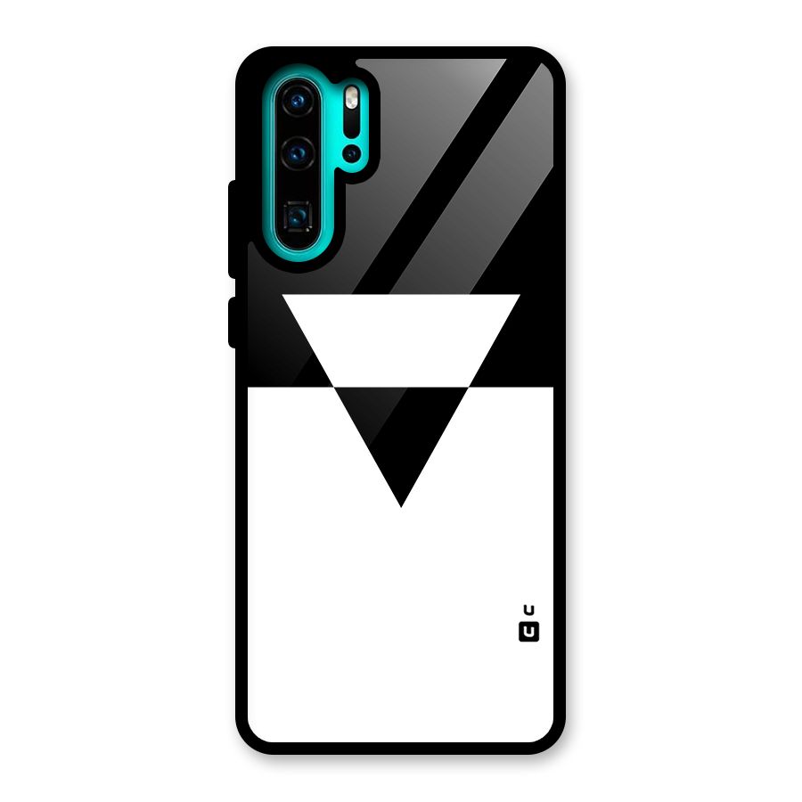 Minimal Triangle Glass Back Case for Huawei P30 Pro