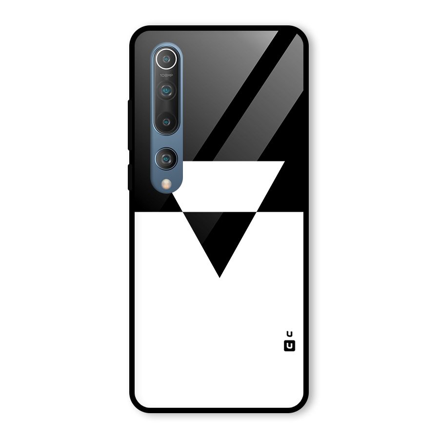 Minimal Triangle Glass Back Case for Mi 10