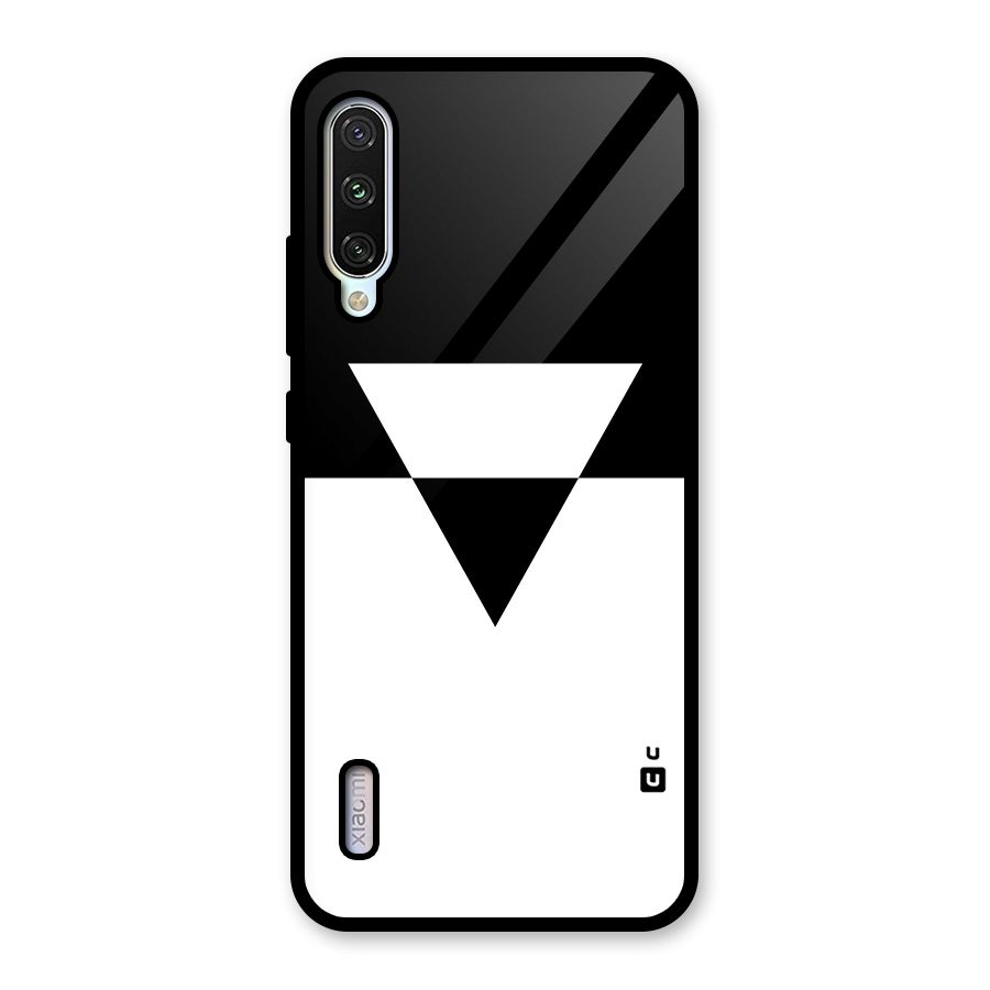 Minimal Triangle Glass Back Case for Mi A3