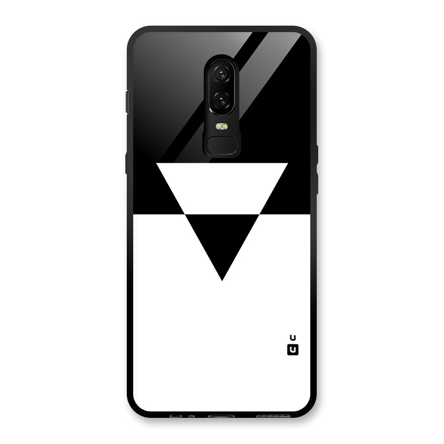 Minimal Triangle Glass Back Case for OnePlus 6