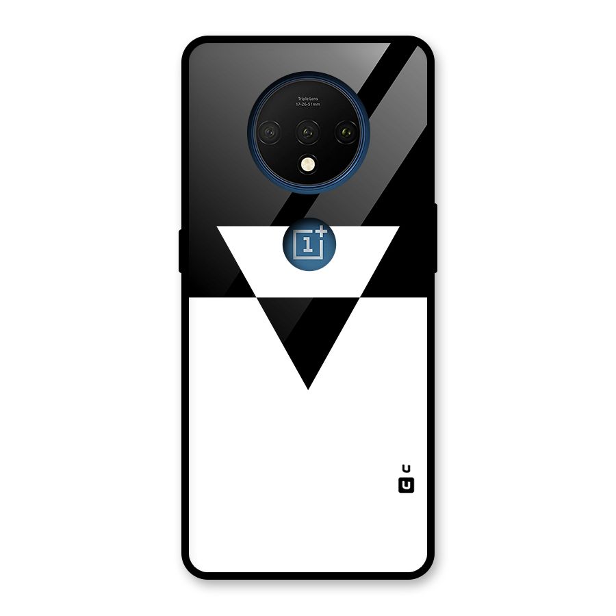 Minimal Triangle Glass Back Case for OnePlus 7T