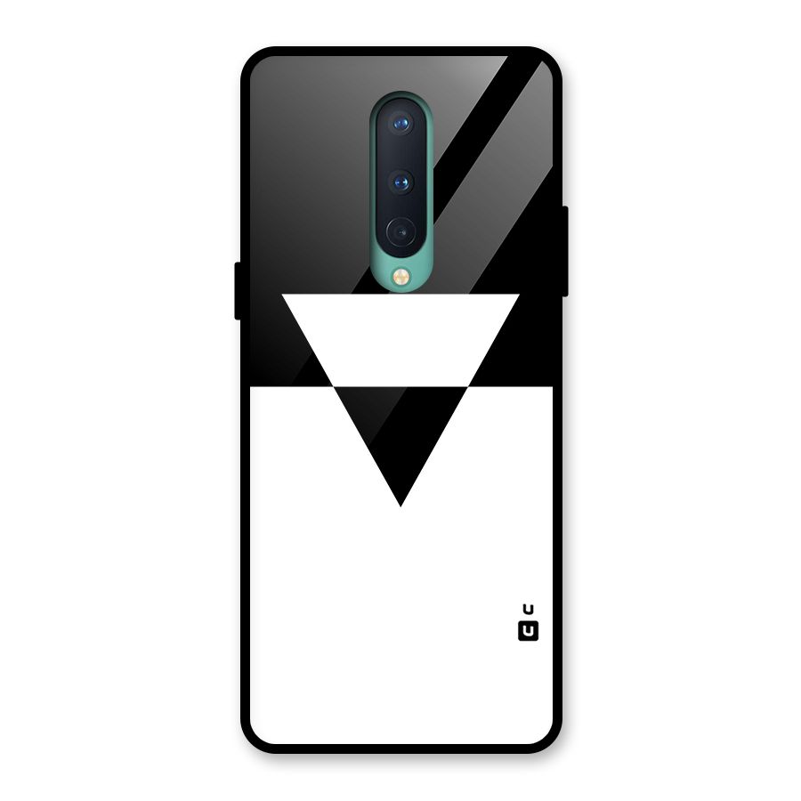 Minimal Triangle Glass Back Case for OnePlus 8