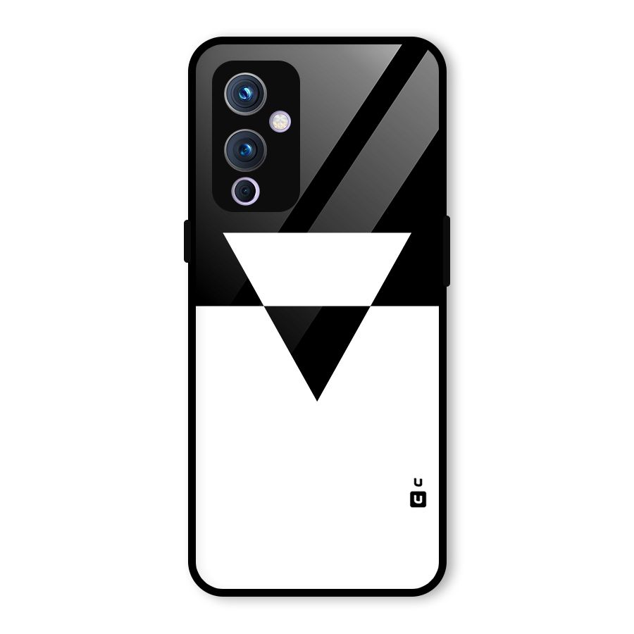 Minimal Triangle Glass Back Case for OnePlus 9