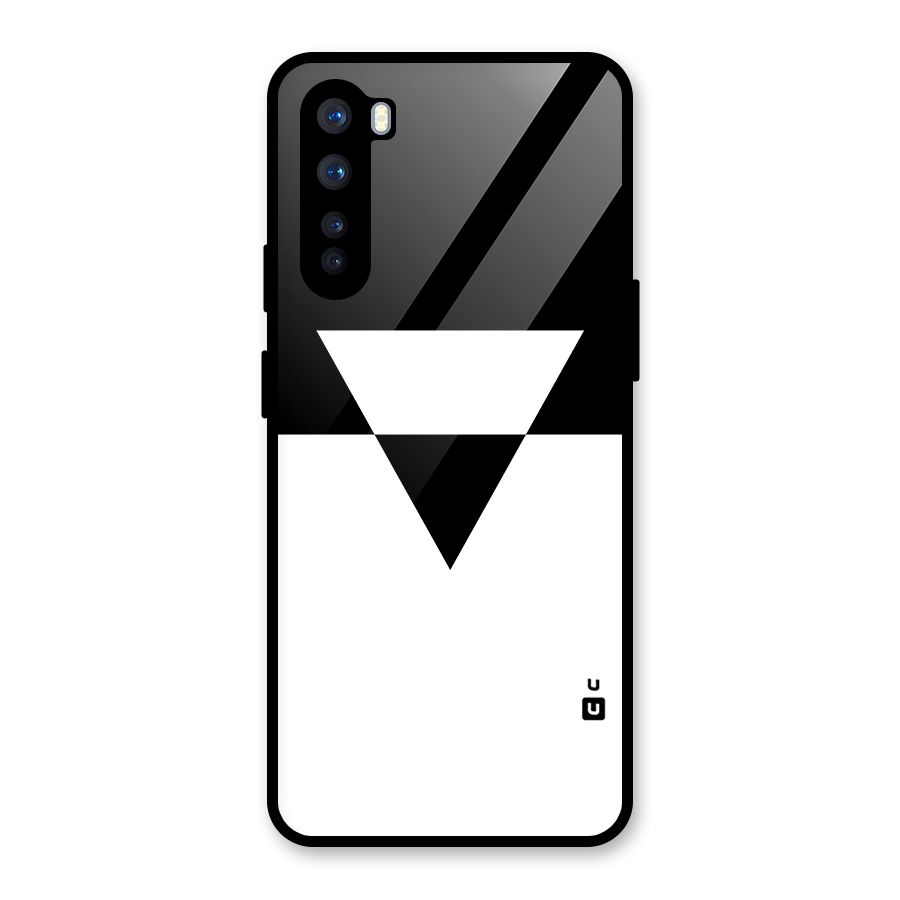 Minimal Triangle Glass Back Case for OnePlus Nord