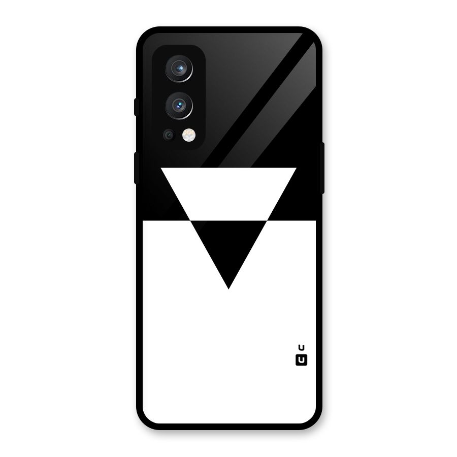 Minimal Triangle Glass Back Case for OnePlus Nord 2 5G