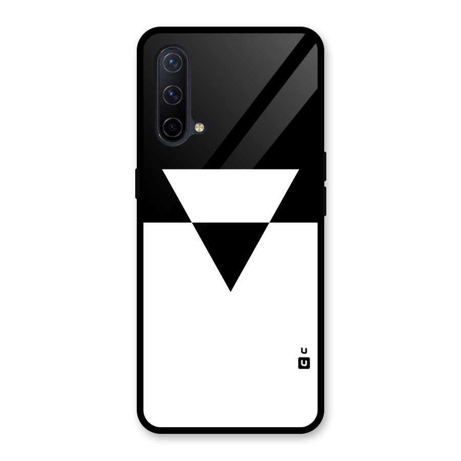 Minimal Triangle Glass Back Case for OnePlus Nord CE 5G
