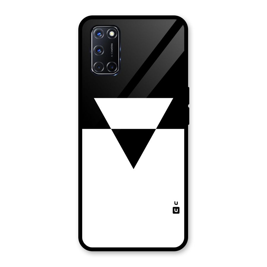 Minimal Triangle Glass Back Case for Oppo A52