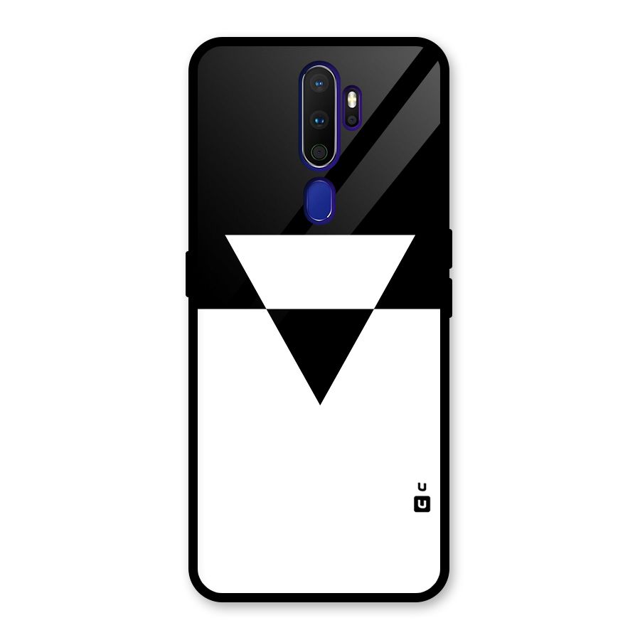 Minimal Triangle Glass Back Case for Oppo A9 (2020)