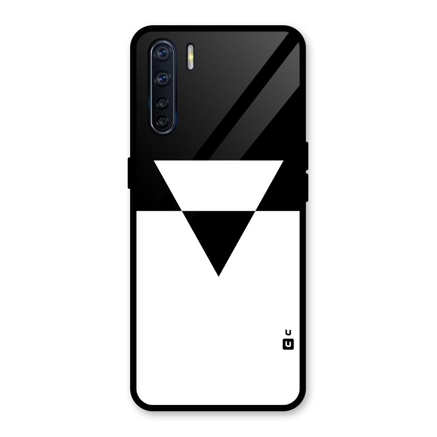 Minimal Triangle Glass Back Case for Oppo F15