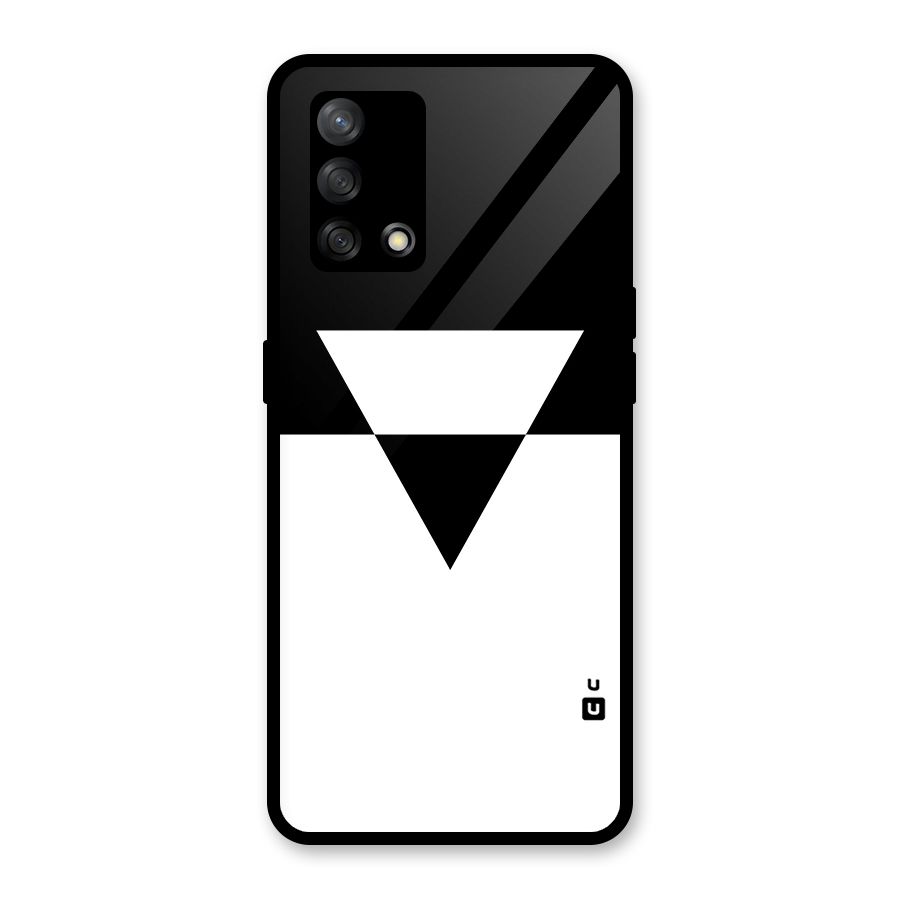 Minimal Triangle Glass Back Case for Oppo F19