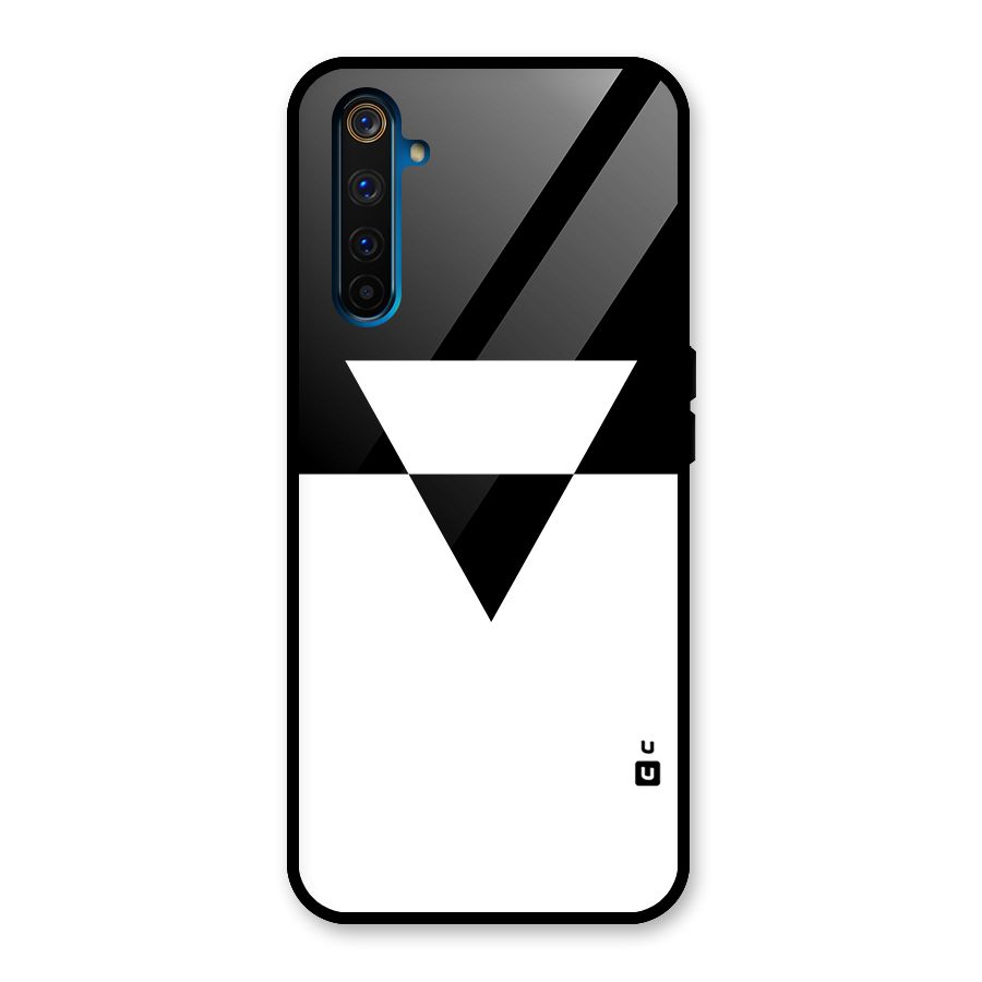 Minimal Triangle Glass Back Case for Realme 6 Pro