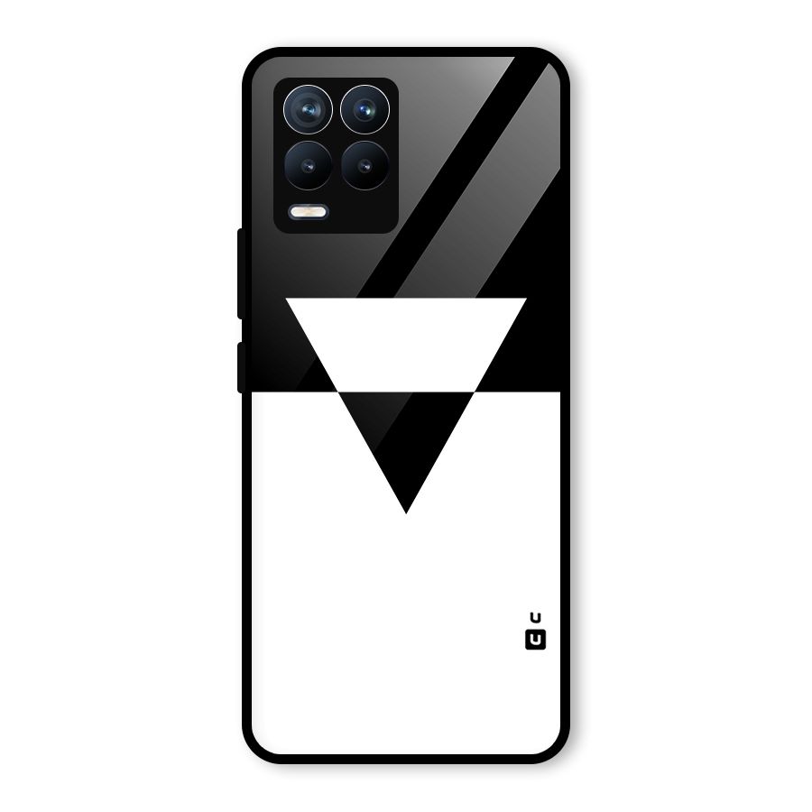 Minimal Triangle Glass Back Case for Realme 8