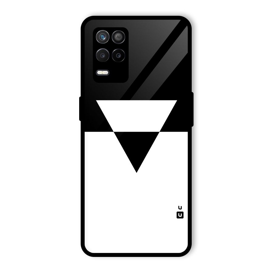 Minimal Triangle Glass Back Case for Realme 8 5G