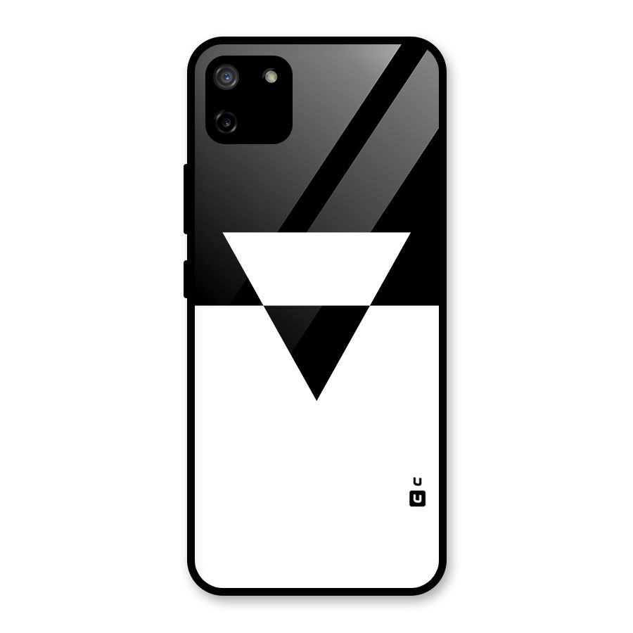 Minimal Triangle Glass Back Case for Realme C11