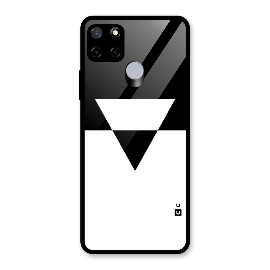 Minimal Triangle Glass Back Case for Realme C12