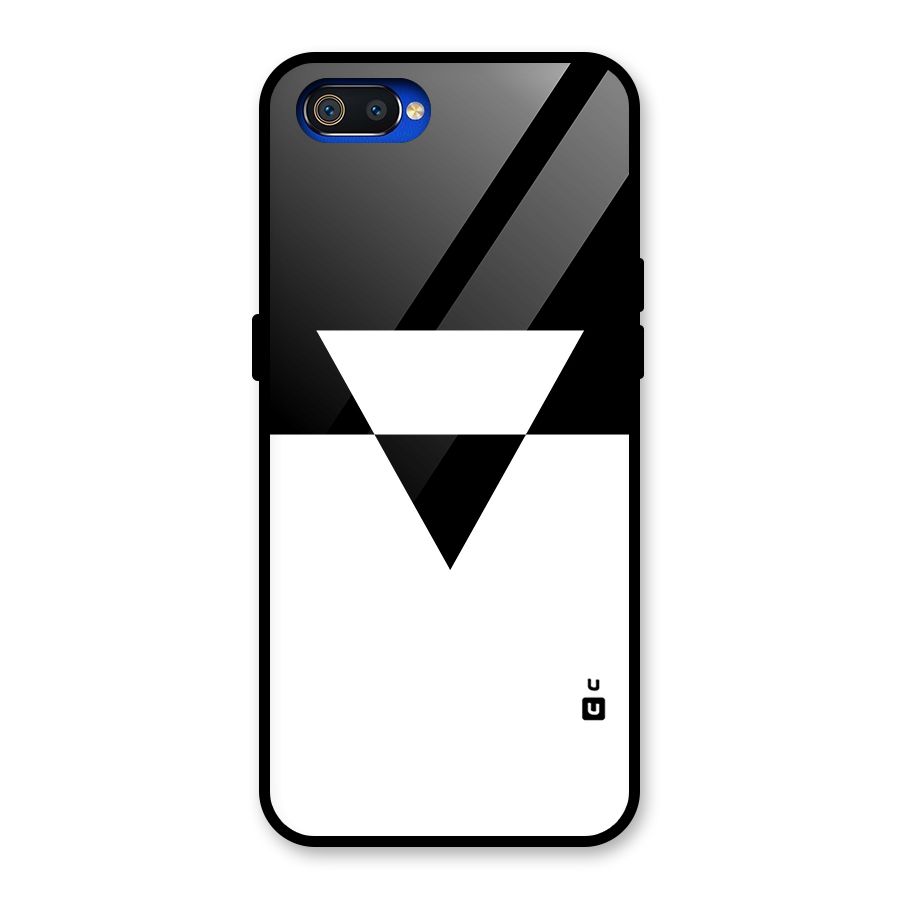 Minimal Triangle Glass Back Case for Realme C2