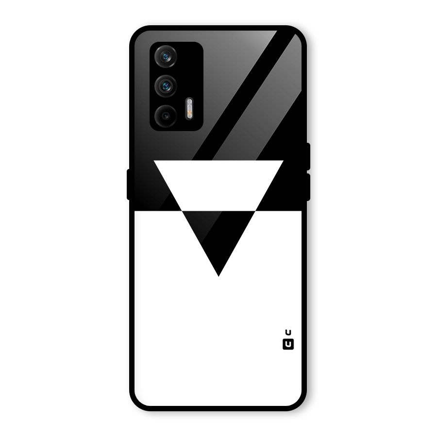 Minimal Triangle Glass Back Case for Realme GT 5G
