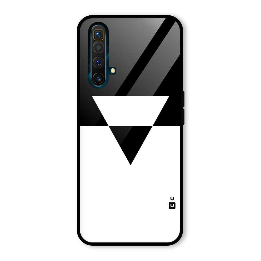 Minimal Triangle Glass Back Case for Realme X3 SuperZoom