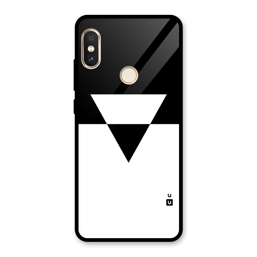 Minimal Triangle Glass Back Case for Redmi Note 5 Pro