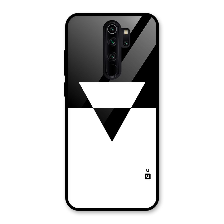 Minimal Triangle Glass Back Case for Redmi Note 8 Pro