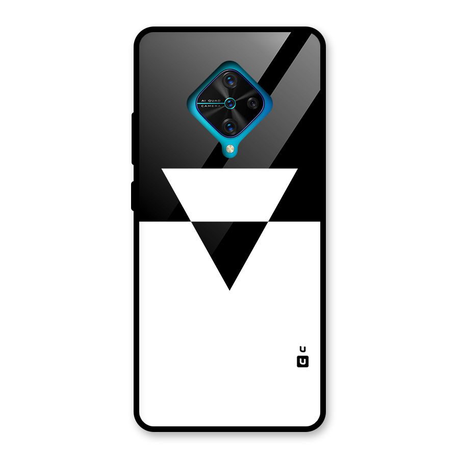 Minimal Triangle Glass Back Case for Vivo S1 Pro