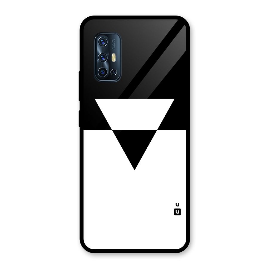 Minimal Triangle Glass Back Case for Vivo V17