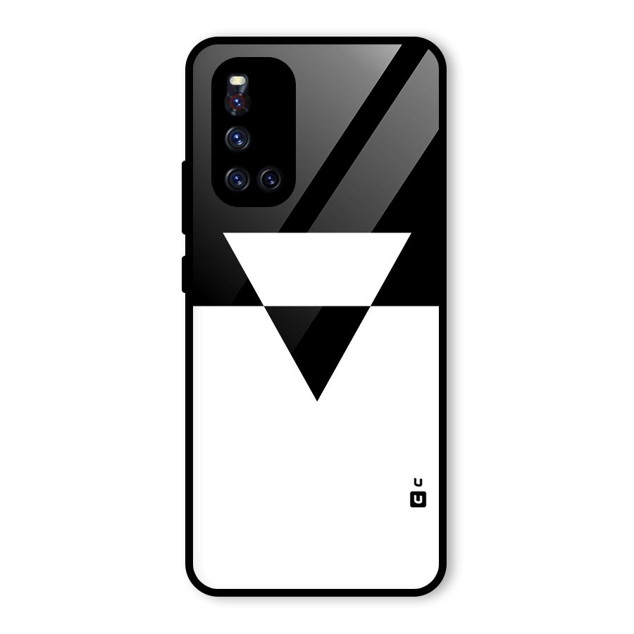 Minimal Triangle Glass Back Case for Vivo V19