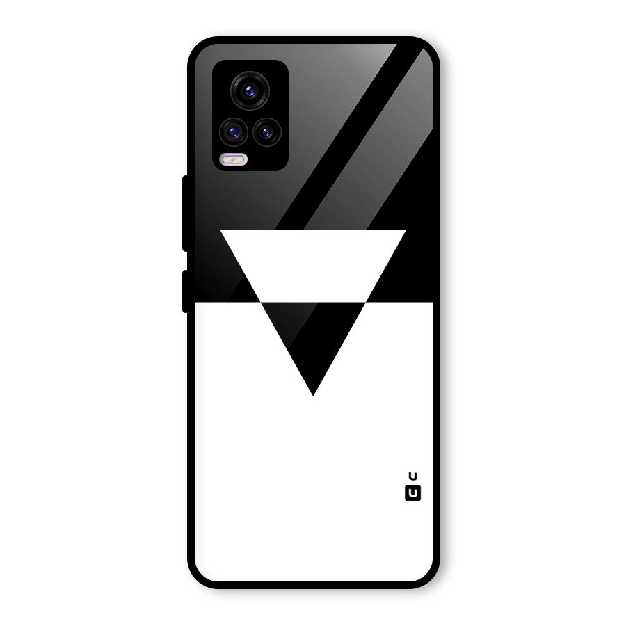 Minimal Triangle Glass Back Case for Vivo V20