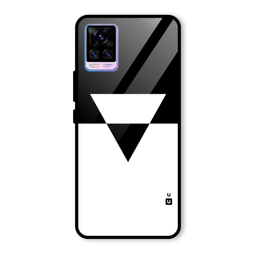 Minimal Triangle Glass Back Case for Vivo V20 Pro