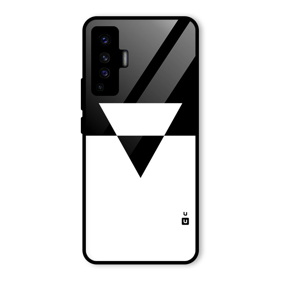 Minimal Triangle Glass Back Case for Vivo X50