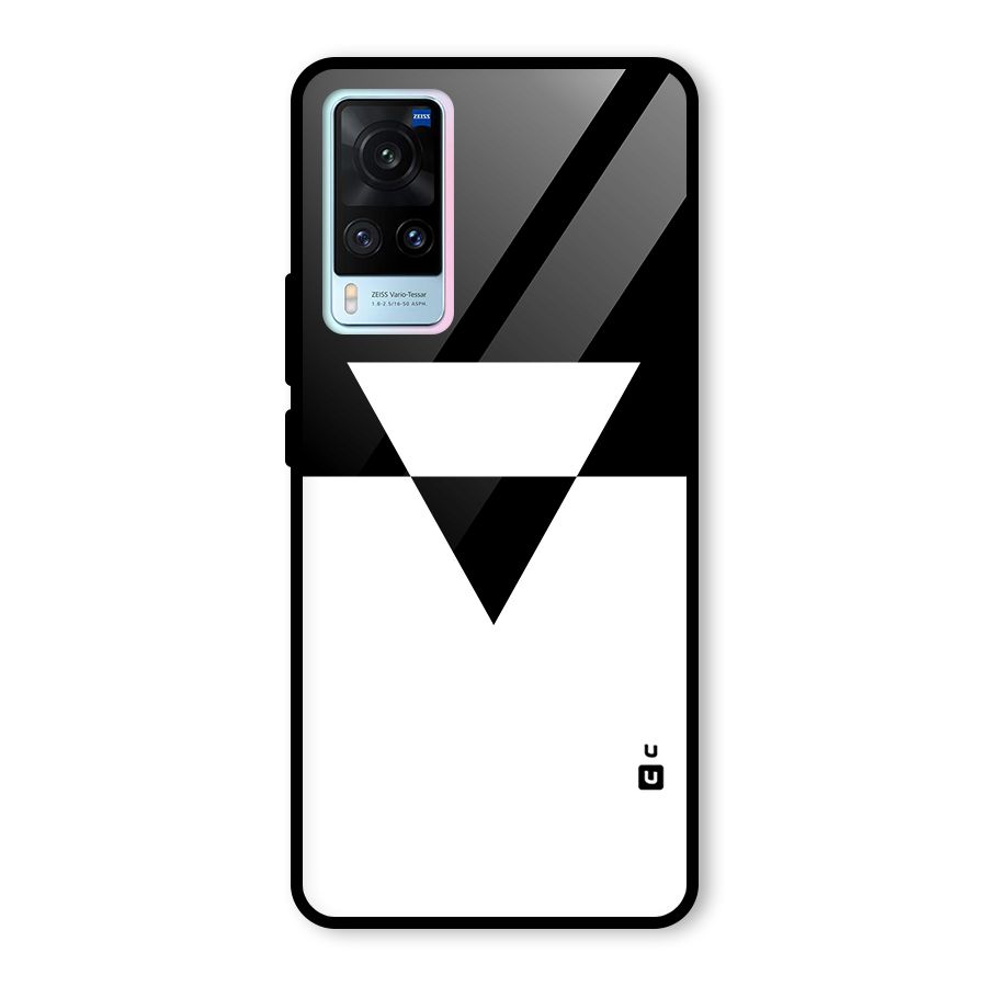 Minimal Triangle Glass Back Case for Vivo X60