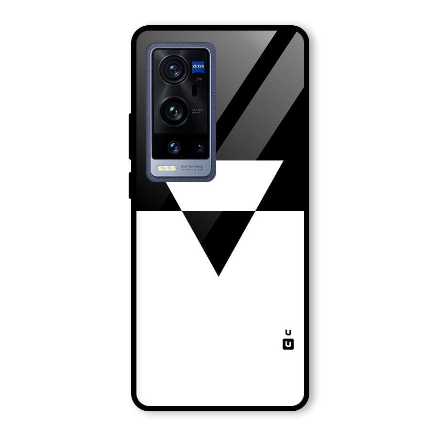 Minimal Triangle Glass Back Case for Vivo X60 Pro Plus