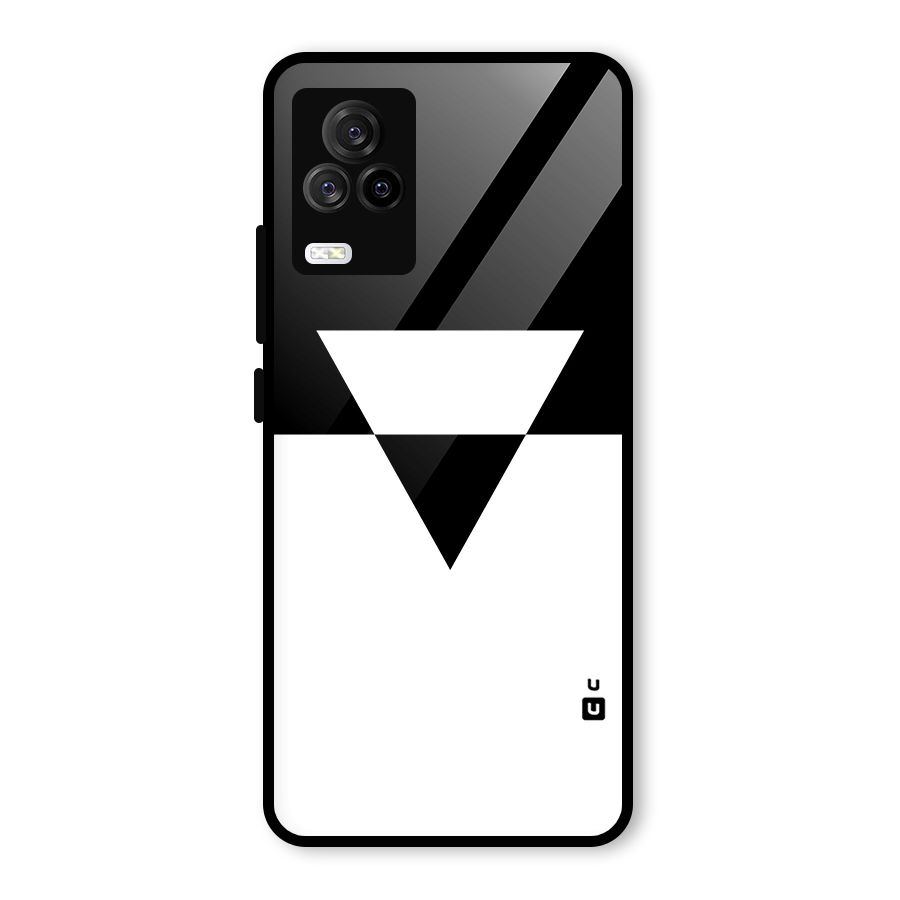 Minimal Triangle Glass Back Case for Vivo iQOO 7 Legend 5G