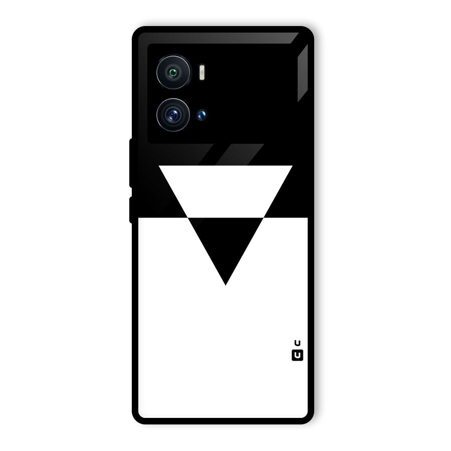 Minimal Triangle Glass Back Case for Vivo iQOO 9 Pro