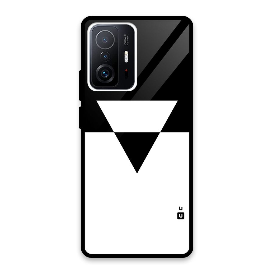 Minimal Triangle Glass Back Case for Xiaomi 11T Pro