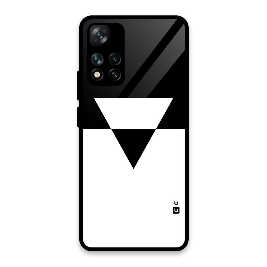 Minimal Triangle Glass Back Case for Xiaomi 11i HyperCharge 5G