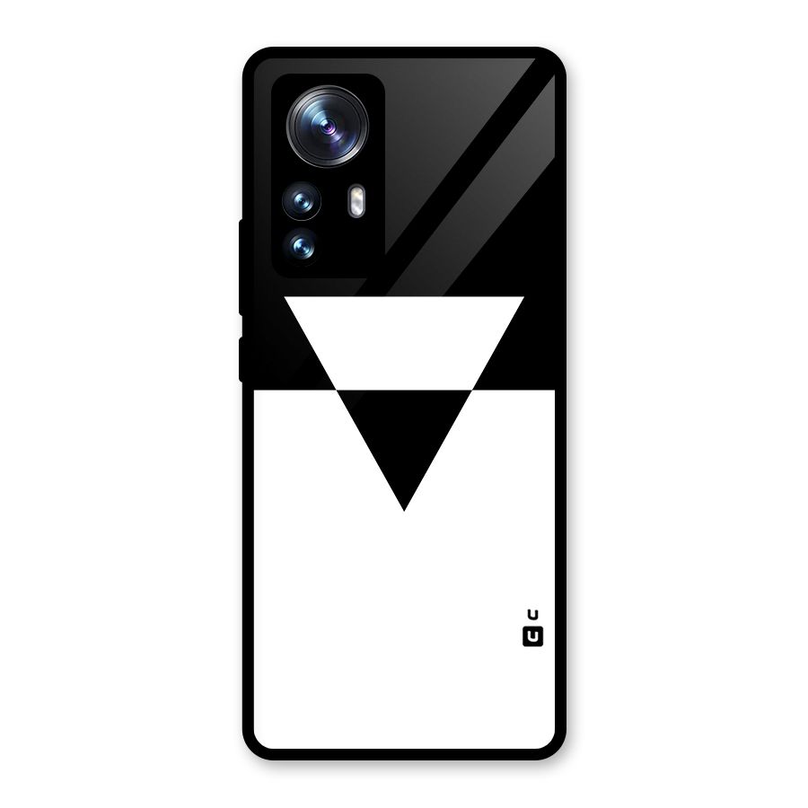 Minimal Triangle Glass Back Case for Xiaomi 12 Pro