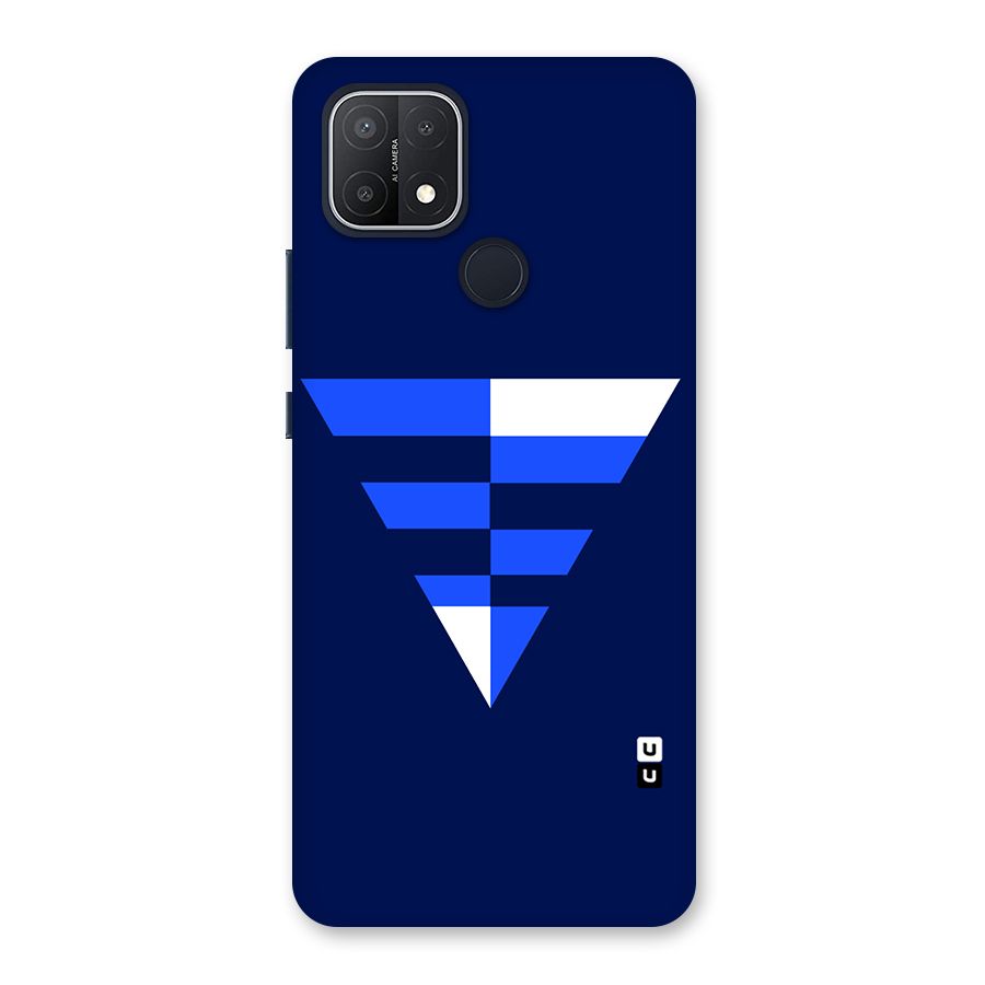 Minimalistic Abstract Inverted Triangle Back Case for Oppo A15s
