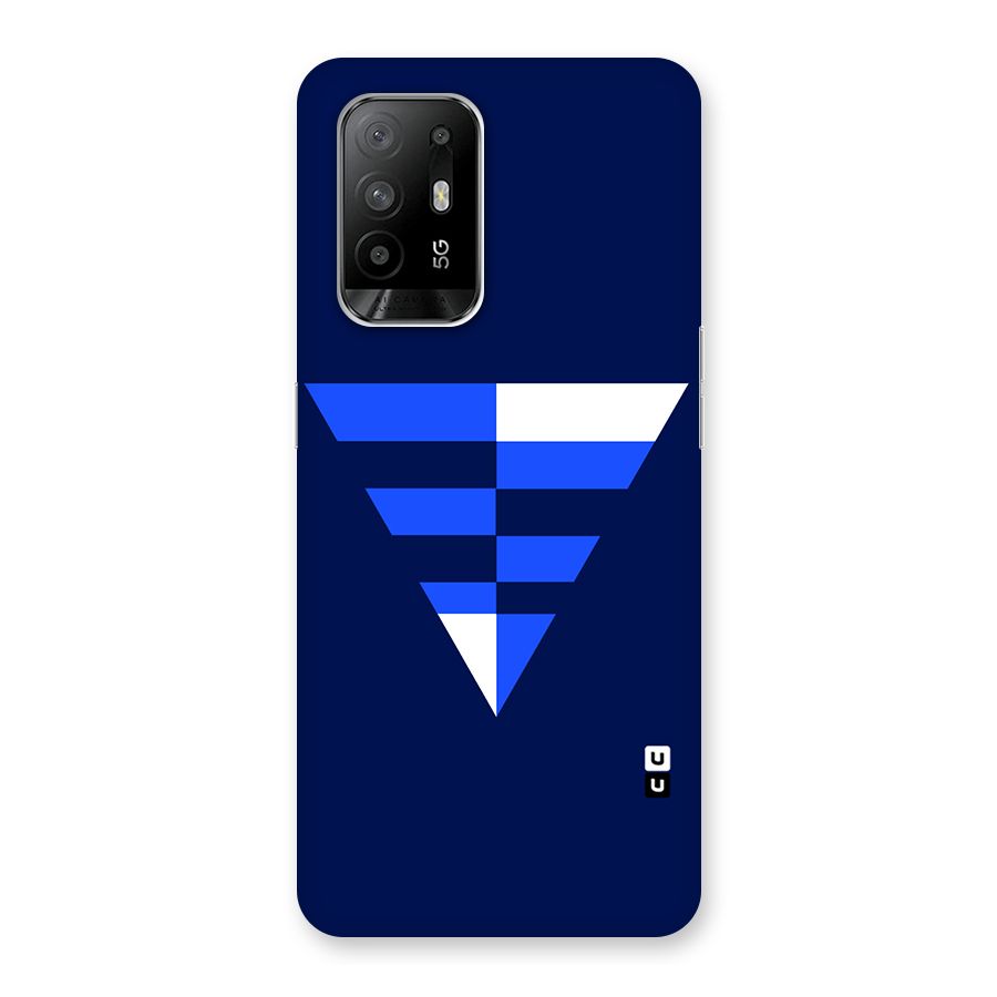 Minimalistic Abstract Inverted Triangle Back Case for Oppo F19 Pro Plus 5G