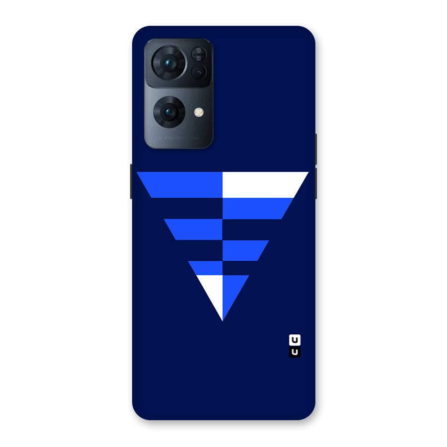 Minimalistic Abstract Inverted Triangle Back Case for Oppo Reno7 Pro 5G