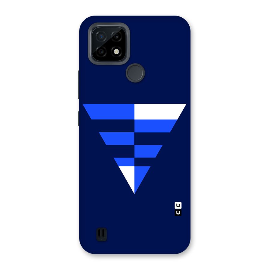 Minimalistic Abstract Inverted Triangle Back Case for Realme C21