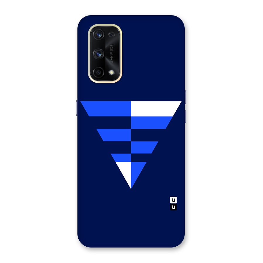 Minimalistic Abstract Inverted Triangle Glass Back Case for Realme X7 Pro