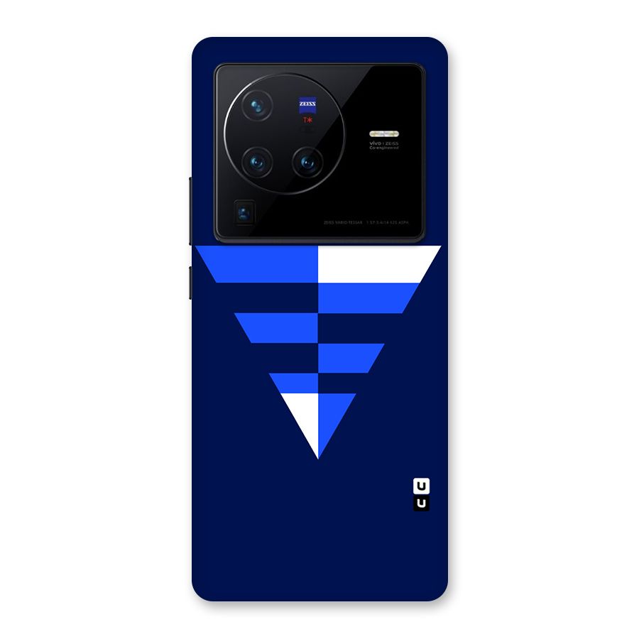 Minimalistic Abstract Inverted Triangle Back Case for Vivo X80 Pro